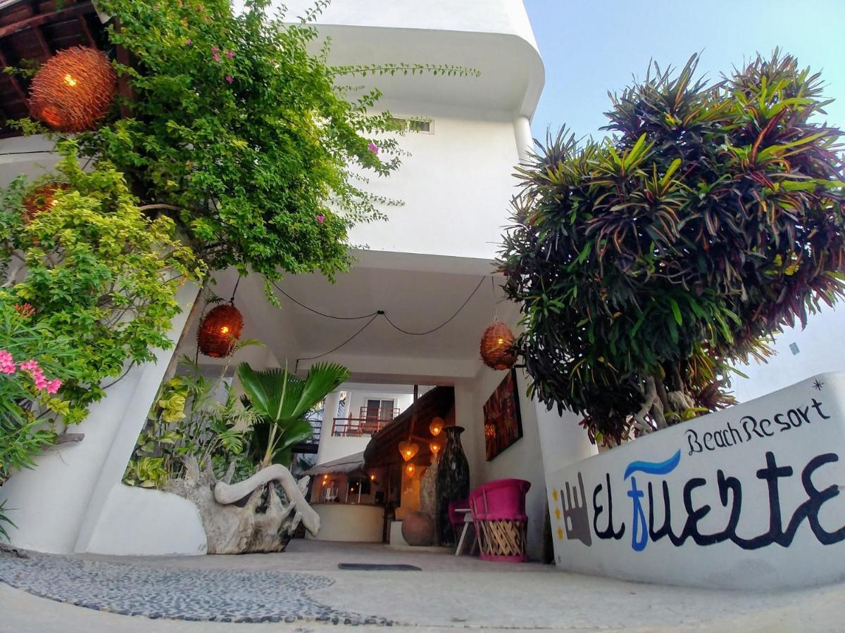 El Fuerte Beach Apartments Mahahual Luaran gambar