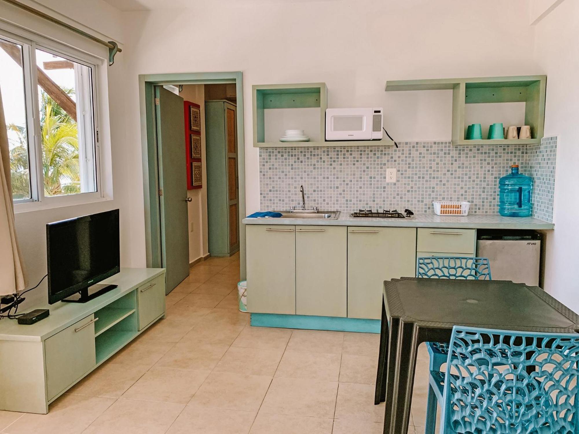 El Fuerte Beach Apartments Mahahual Bilik gambar