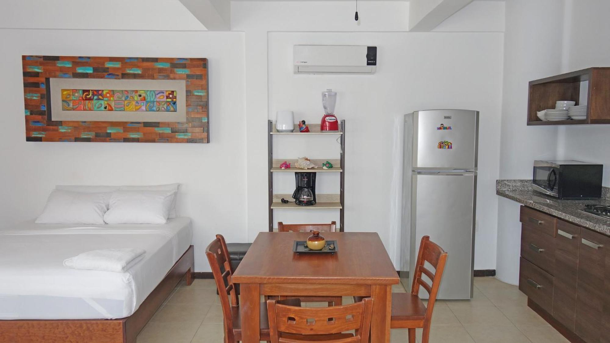 El Fuerte Beach Apartments Mahahual Bilik gambar