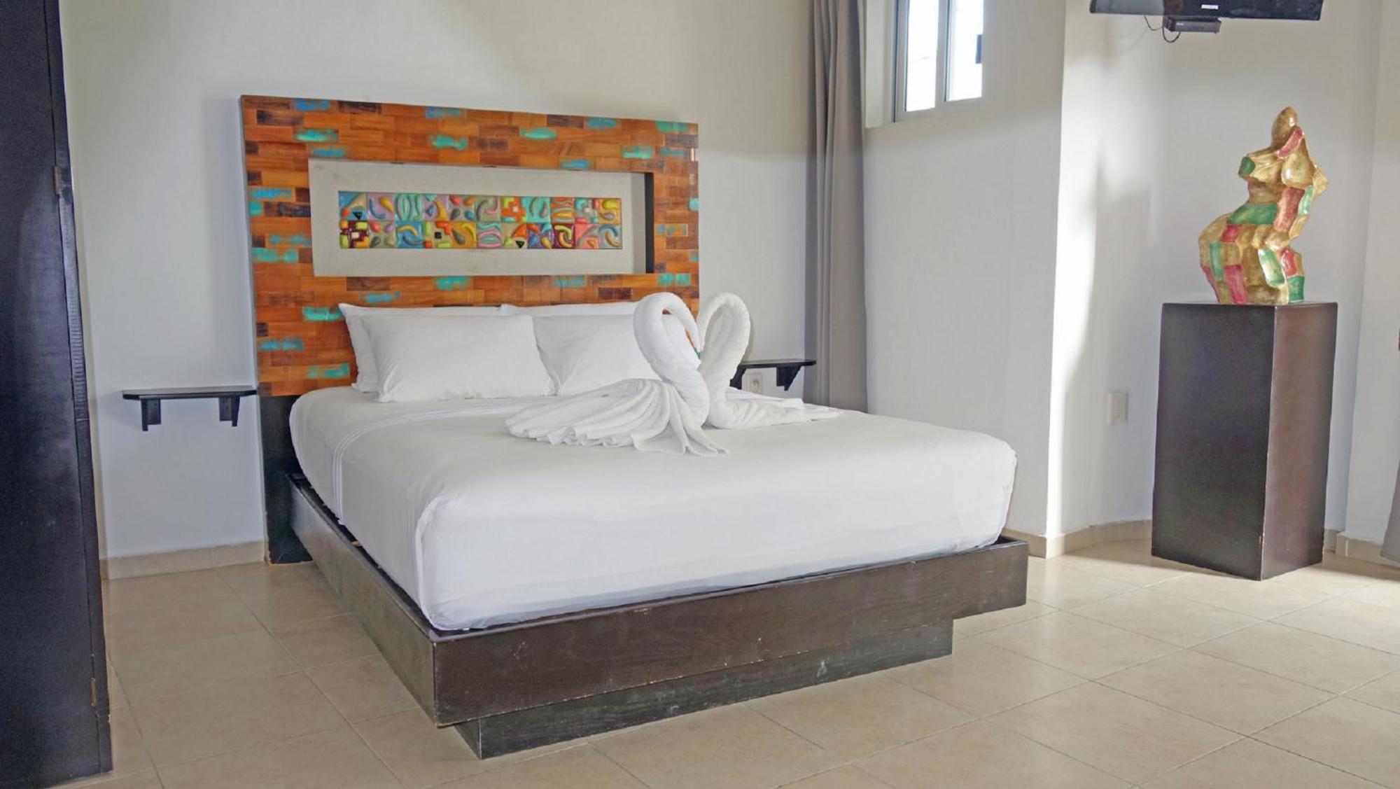 El Fuerte Beach Apartments Mahahual Bilik gambar