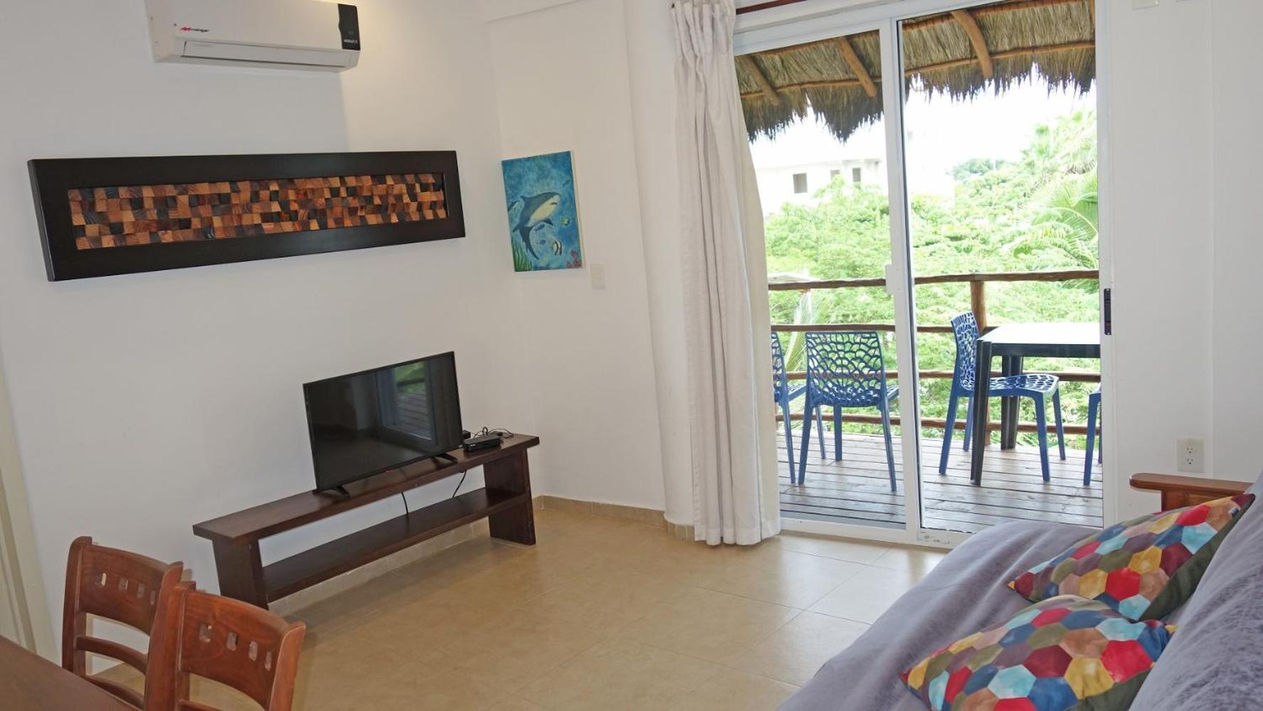 El Fuerte Beach Apartments Mahahual Bilik gambar