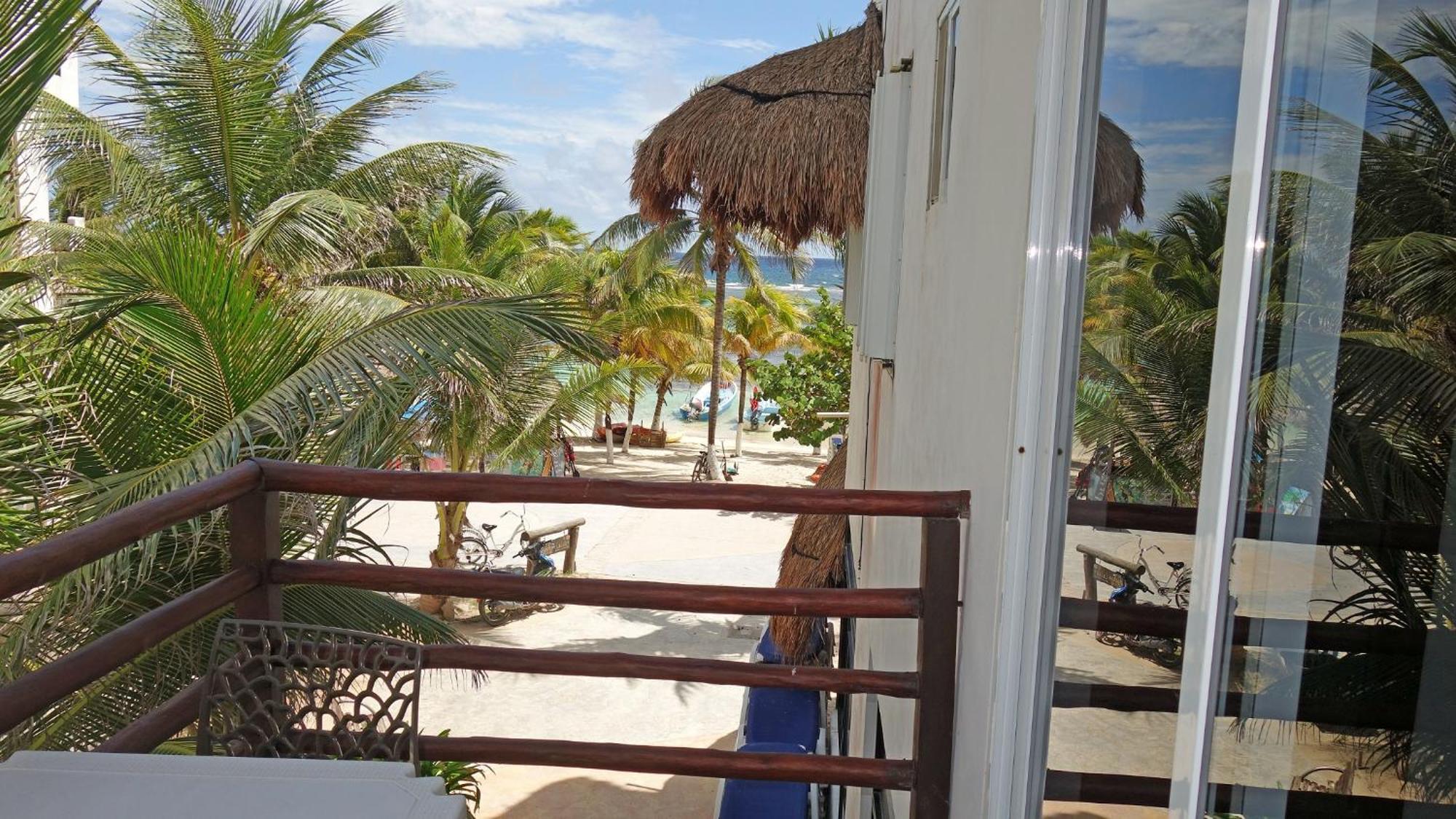 El Fuerte Beach Apartments Mahahual Bilik gambar