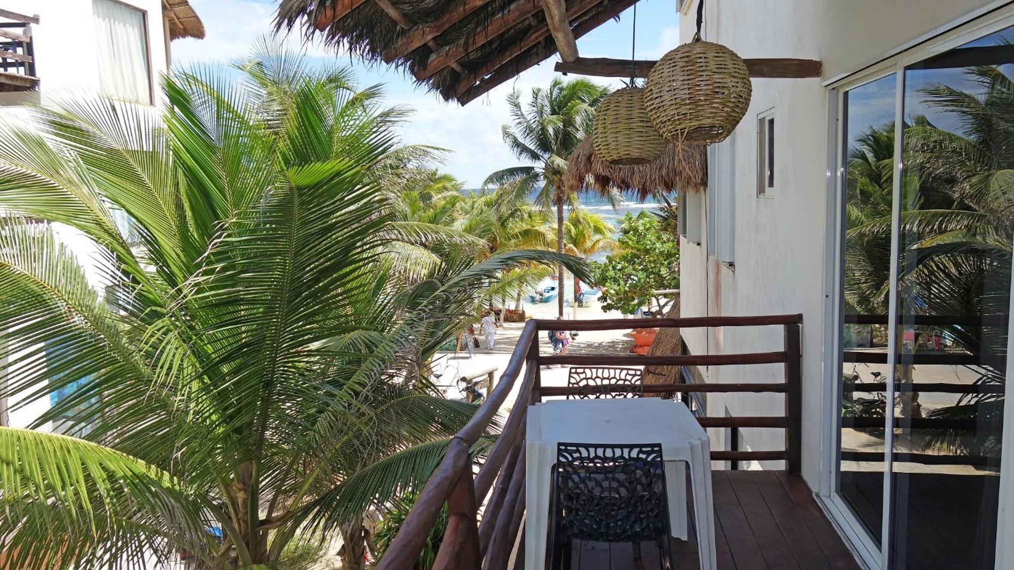 El Fuerte Beach Apartments Mahahual Bilik gambar