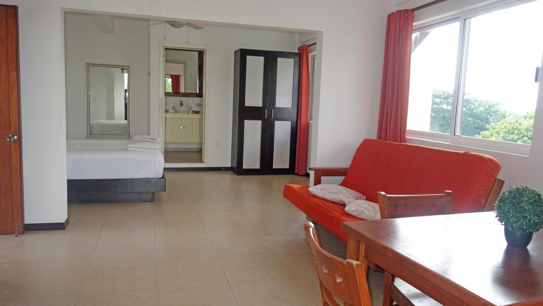 El Fuerte Beach Apartments Mahahual Bilik gambar