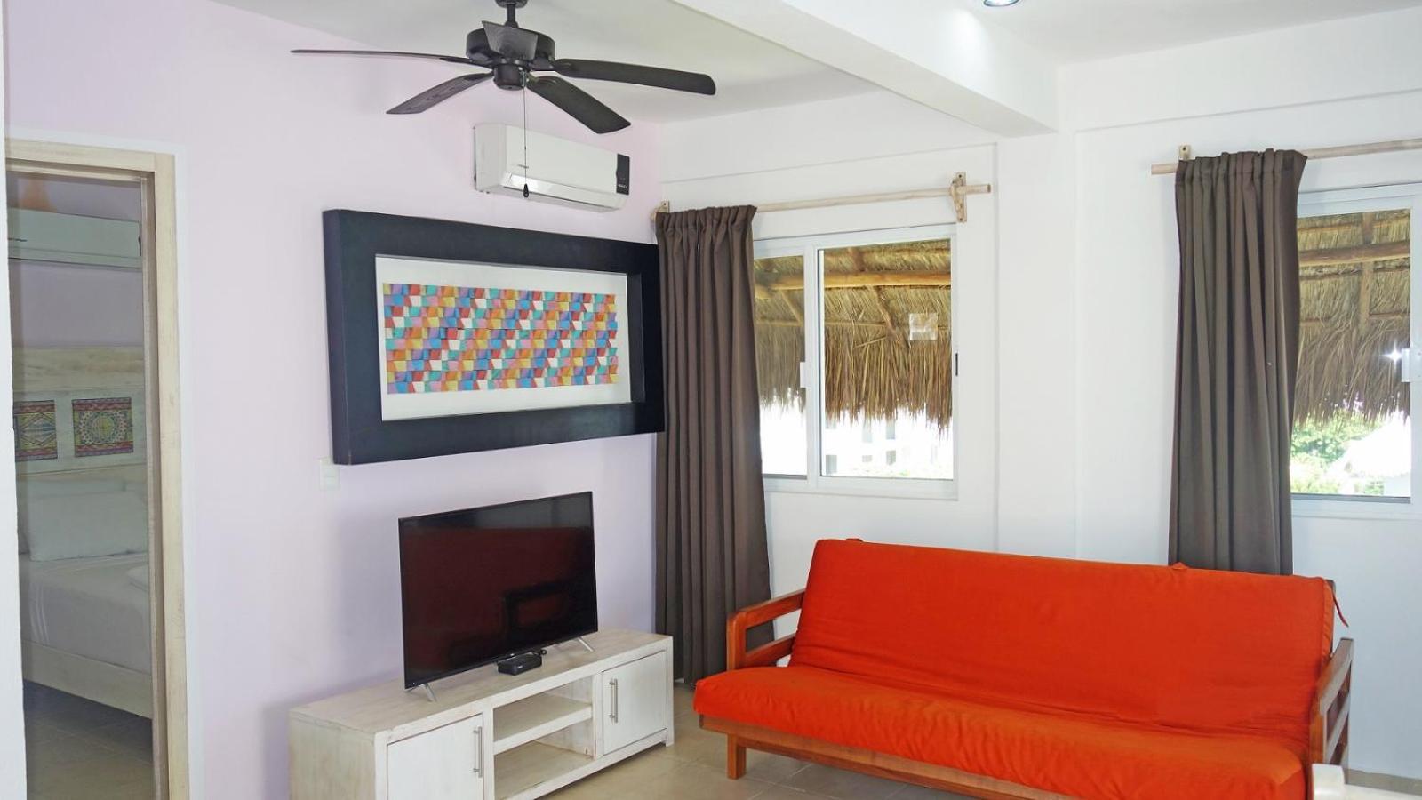 El Fuerte Beach Apartments Mahahual Bilik gambar