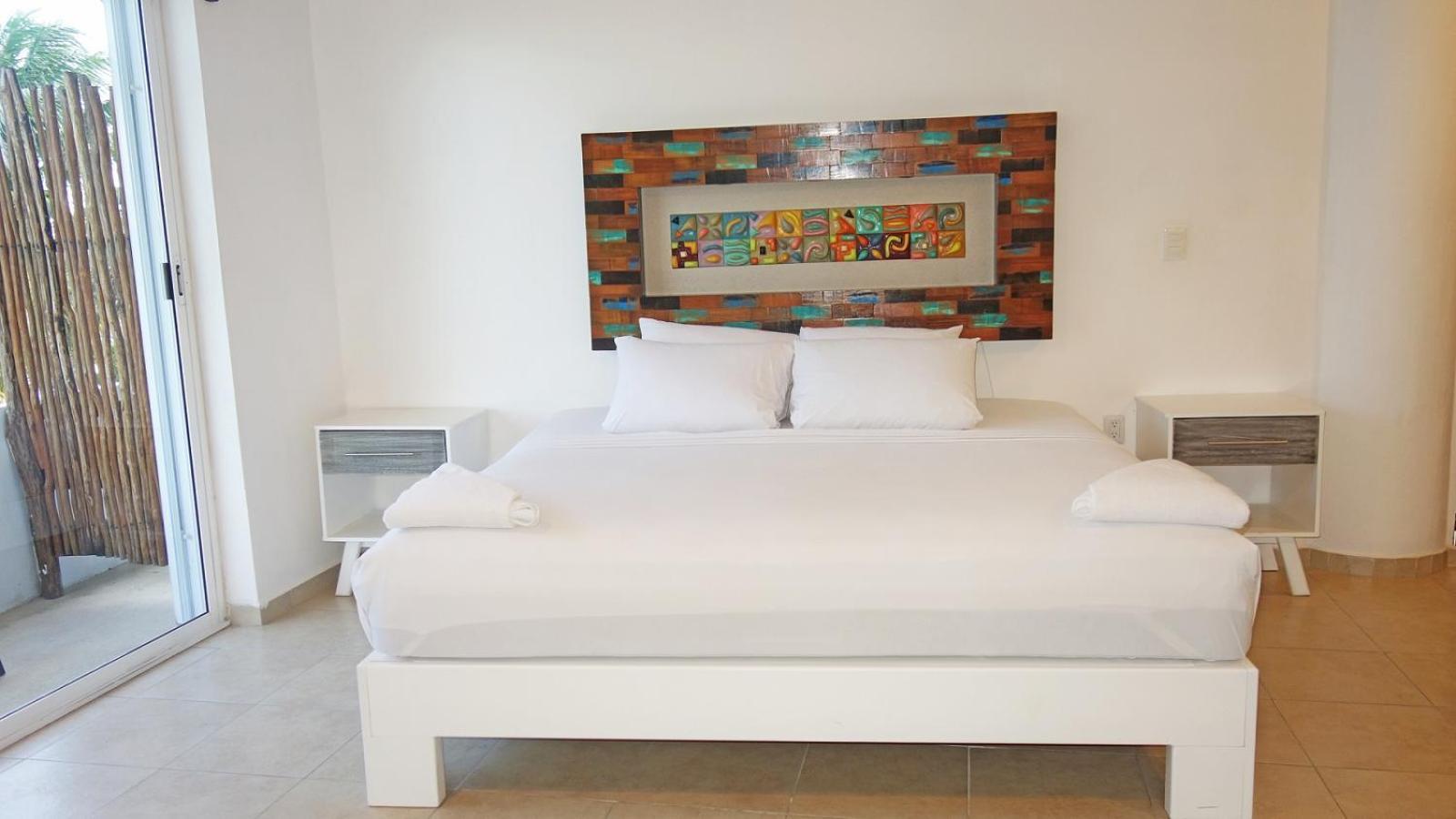 El Fuerte Beach Apartments Mahahual Bilik gambar