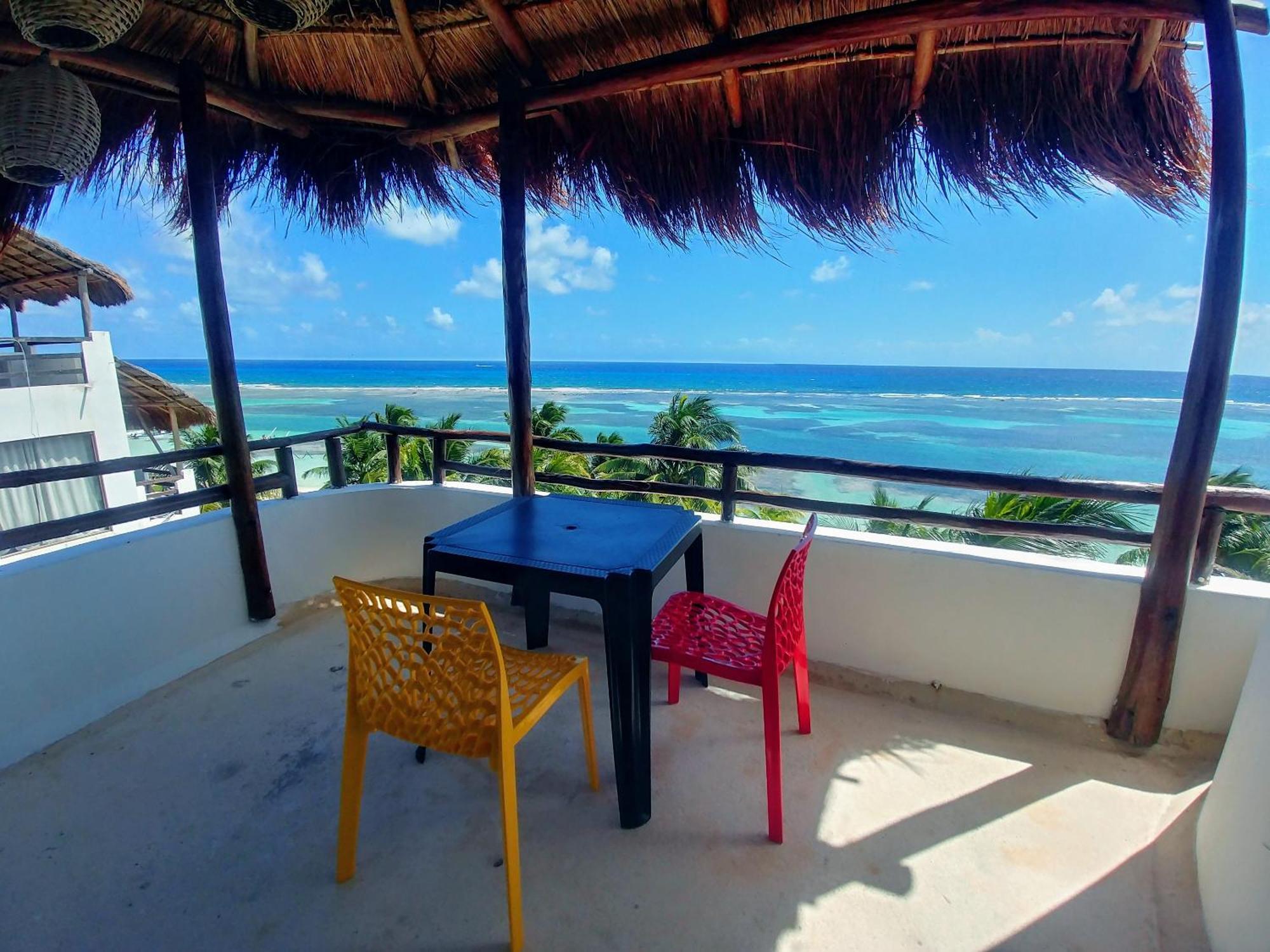 El Fuerte Beach Apartments Mahahual Bilik gambar