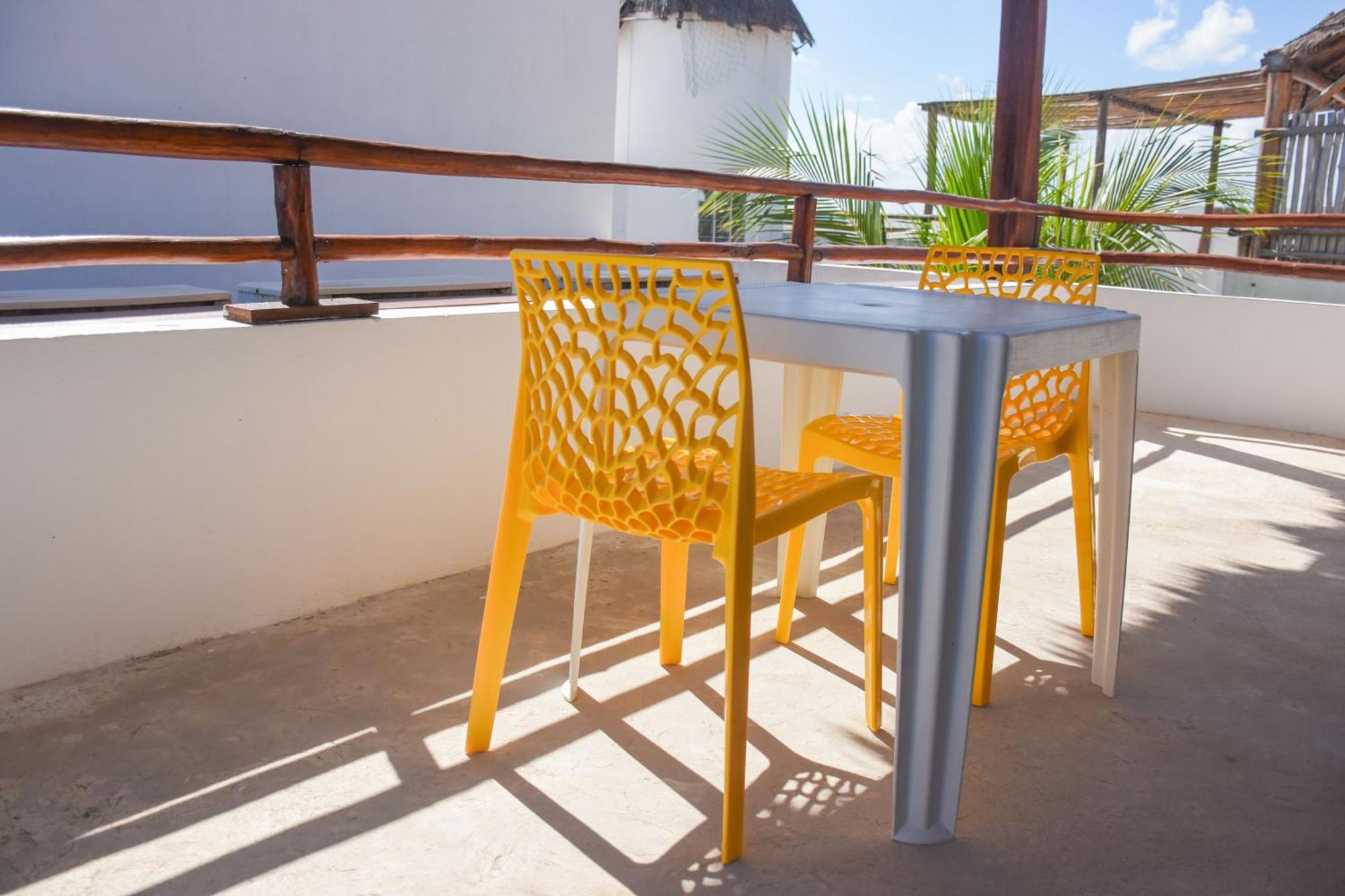 El Fuerte Beach Apartments Mahahual Bilik gambar